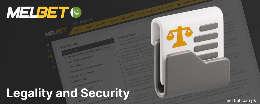 Melbet legality and security in Pakistan